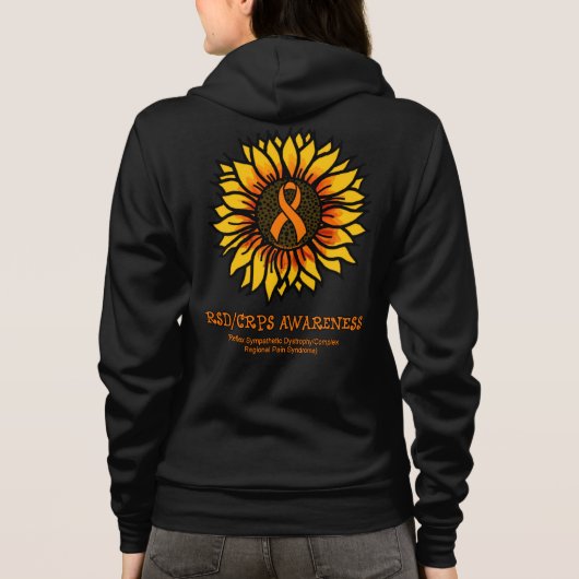 Sunflower/Awareness...RSD/CRPS Hoodie (Achterkant)
