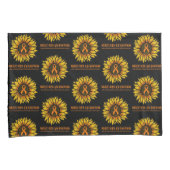 Sunflower/Awareness...RSD/CRPS Kussensloop (Voorkant-Rechts)