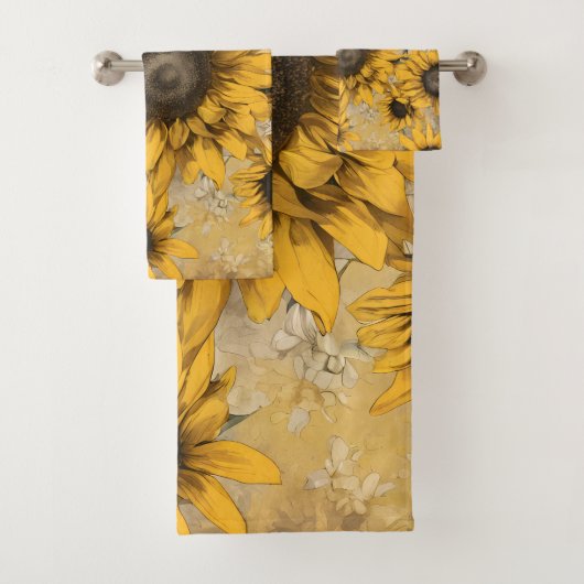 Sunflower Bad Handdoek (Insitu)