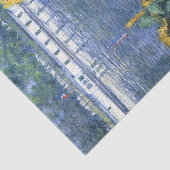 Sunflower Bank of the Seine door Caillebotte Tissuepapier (Detail)