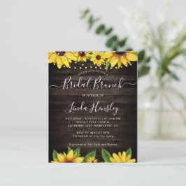 Sunflower Barn Wood String Lights Bridal Brunch