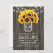 Sunflower Barn Wood Weddenschap Kaart (Voorkant)