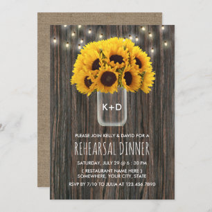 Sunflower Barn Wood Weddenschap Kaart
