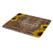 Sunflower Barnwood Snijplank (Hoek)