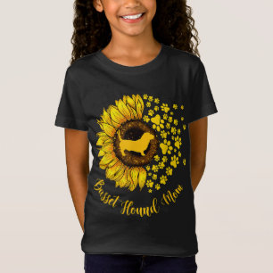 Sunflower Basset Hound Ma Hondenliefhebber T-shirt