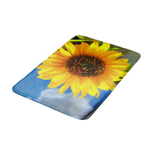Sunflower Bath Mat (Gekanteld)