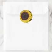 Sunflower Beauty Ronde Sticker (Tas)