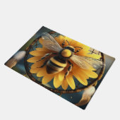 Sunflower Bee Dreamcatcher, Deurmat (Schuin)