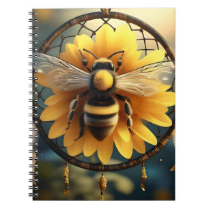 Sunflower Bee Dreamcatcher, Notitieboek