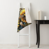 Sunflower Bee Dreamcatcher, Sherpa Deken (In situ)