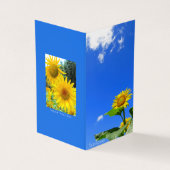 Sunflower：Bi-fold card Kaart (Buitenkant)