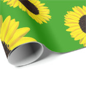 Sunflower Birthday Party Cadeaupapier (Rol Hoek)