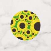 Sunflower Birthday Party Confetti (Kleine voorkant)
