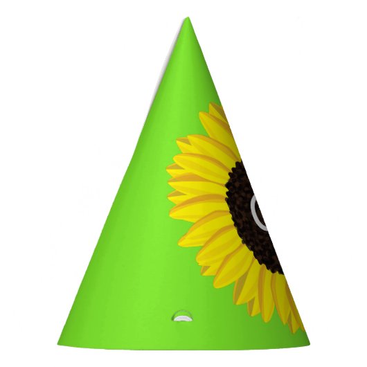 Sunflower Birthday Party Feesthoedjes (Links)