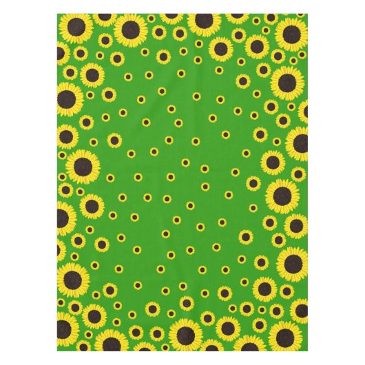 Sunflower Birthday Party Tafelkleed (Voorkant)