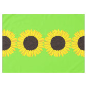 Sunflower Birthday Party Tafelkleed (Voorkant (Horizontaal))