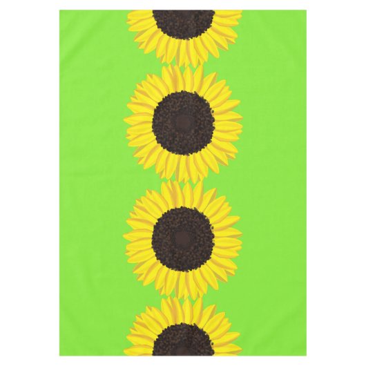Sunflower Birthday Party Tafelkleed (Voorkant)