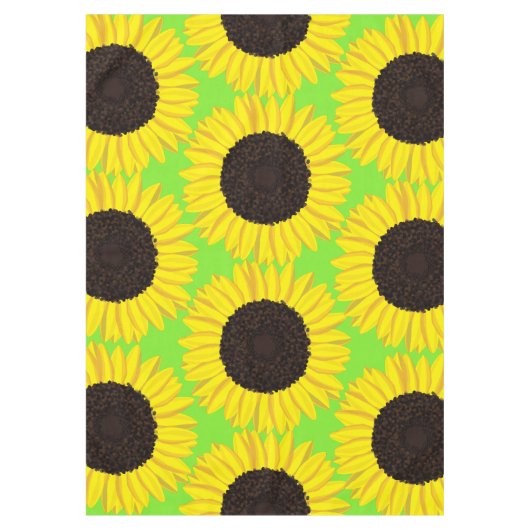 Sunflower Birthday Party Tafelkleed (Voorkant)