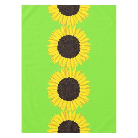 Sunflower Birthday Party Tafelkleed (Voorkant)