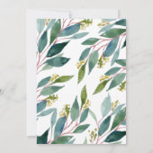 Sunflower Birthday Uitnodiging (Achterkant)