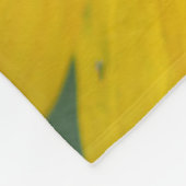Sunflower Blanket close-up Fleece Deken (Hoek)