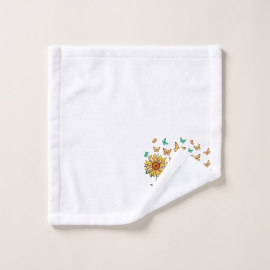 Sunflower Bliss Handdoek Trio (Wasdoekje)