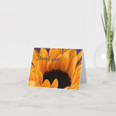 Sunflower Bloom Bedankkaart (Voorkant)