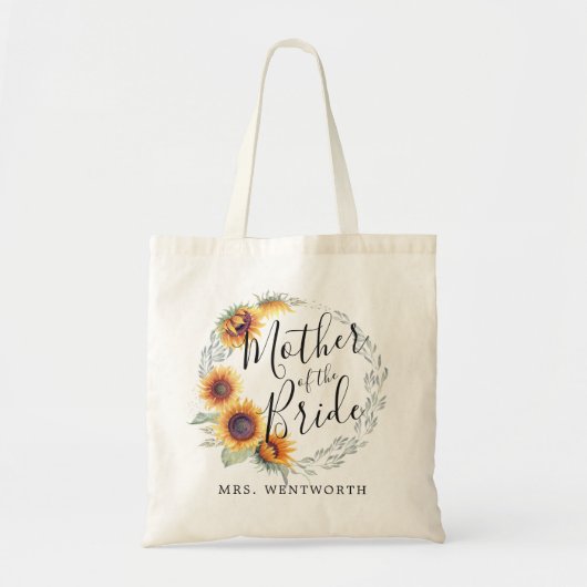 Sunflower Bloom | Moeder van de Bride Tote Bag (Voorkant)