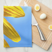 Sunflower Blue Sky Kitchen Towel Theedoek (Quarter Fold)