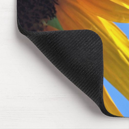 Sunflower Blue Sky Mousepad Muismat (Hoek)