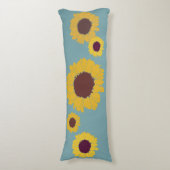 Sunflower Body Pillow Lichaamskussen (Voorkant Verticaal)