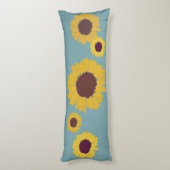 Sunflower Body Pillow Lichaamskussen (Achterkant (Verticaal))