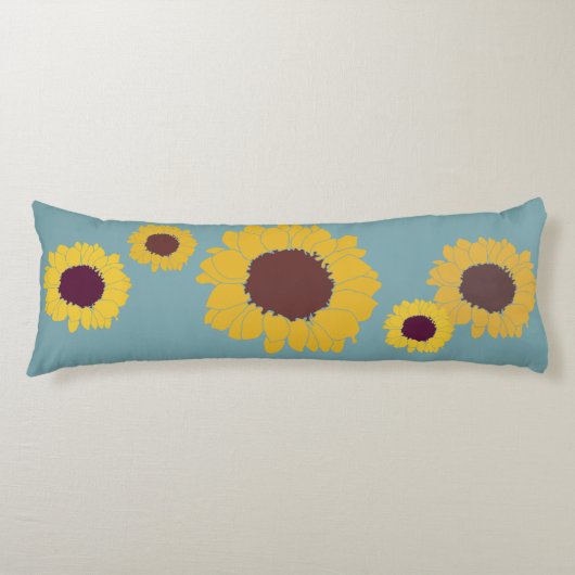 Sunflower Body Pillow Lichaamskussen (Voorkant)