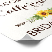 Sunflower Boho Dreamweaver Vrijgezellenfeest Welko Poster (Hoek)