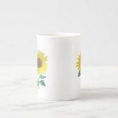 Sunflower Bone China Cup Porselein Kop (Voorkant)