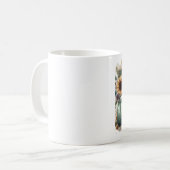 Sunflower Boot Mug, "God Sees Where You Can Be" Koffiemok (Voorkant links)