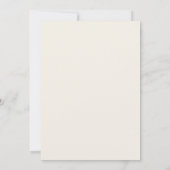 Sunflower Border Wedding Invitation Kaart (Achterkant)