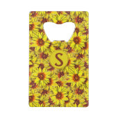 Sunflower Bottle Opener Creditkaart Flessenopener (Achterkant)
