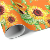 Sunflower Bouquet Gift Wrap Cadeaupapier (Rol Hoek)