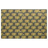 Sunflower Bouquet Gold Honeycomb Graphic Stof (Fat Quarter)