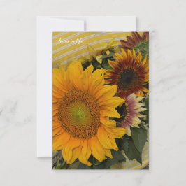 Sunflower Bouquet Notitiekaartje
