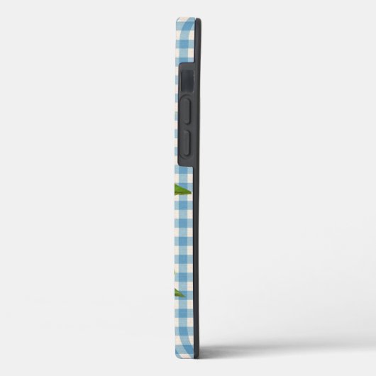 Sunflower Bouquet op Blue Gingham Case-Mate iPhone Case (Achterkant / Links)