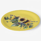 Sunflower Bouquet Papieren Bordje (Gekanteld)