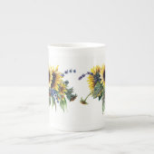 Sunflower Bouquet Porselein Kop (Voorkant)