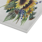 Sunflower Bouquet Snijplank (Hoek)