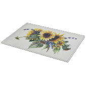 Sunflower Bouquet Snijplank (Hoek)