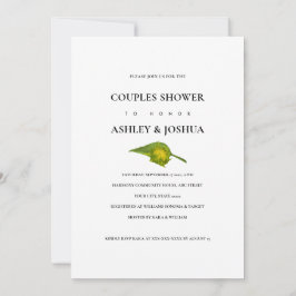 Sunflower Bouquet Wedding White Couples Shower Kaart