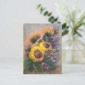 Sunflower Breeze Briefkaart (Staand voorkant)