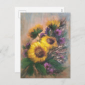 Sunflower Breeze Briefkaart (Voorkant / Achterkant)