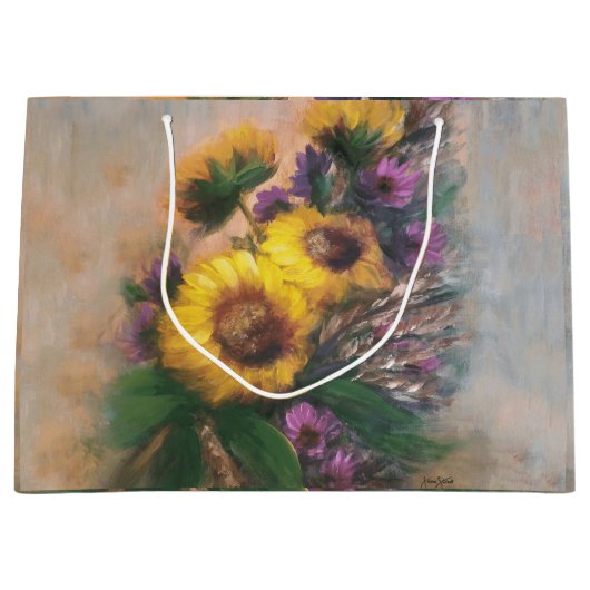 Sunflower Breeze by Jason Street Groot Cadeauzakje (Voorkant)